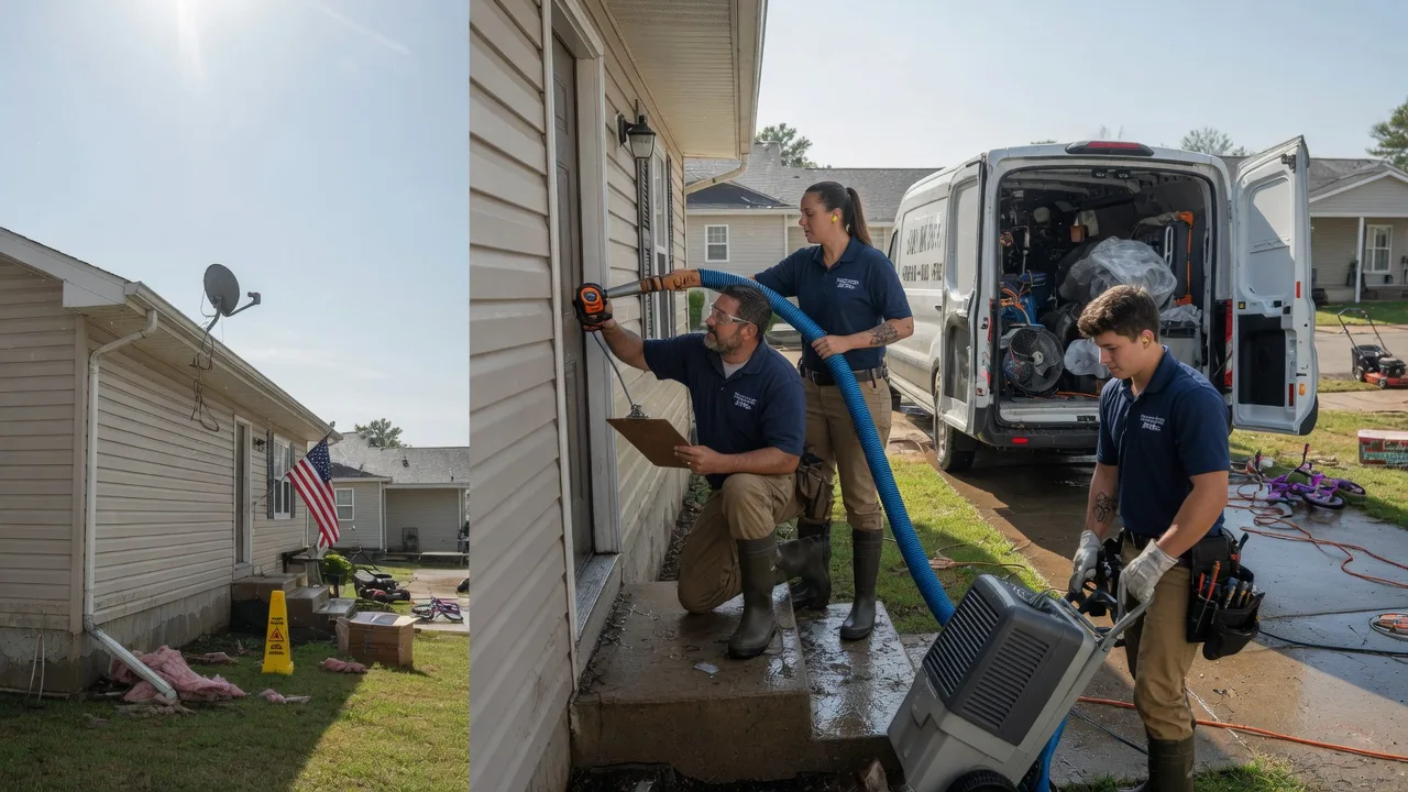 Ceiling Water Damage Restoration in El Dorado, KS near me